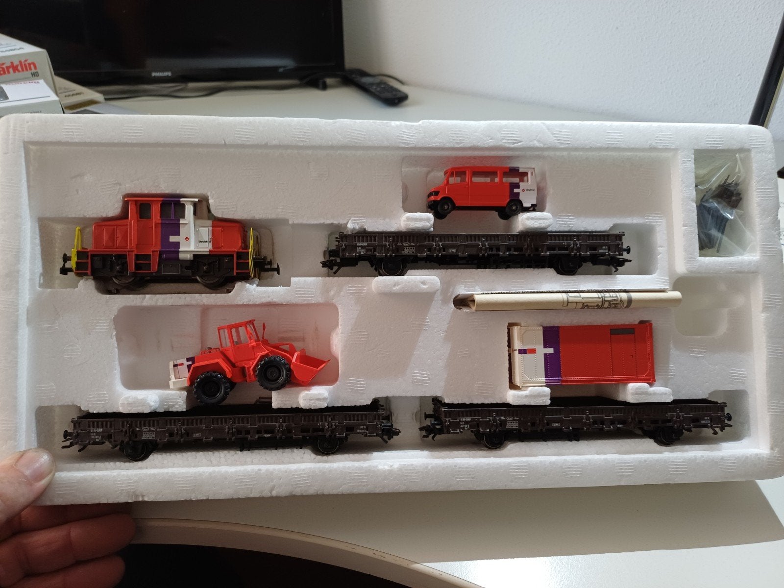 Märklin H0 28451 Bouwplaats Treinset met Locomotief, Hobby en Vrije tijd, Modeltreinen | H0, Ophalen of Verzenden