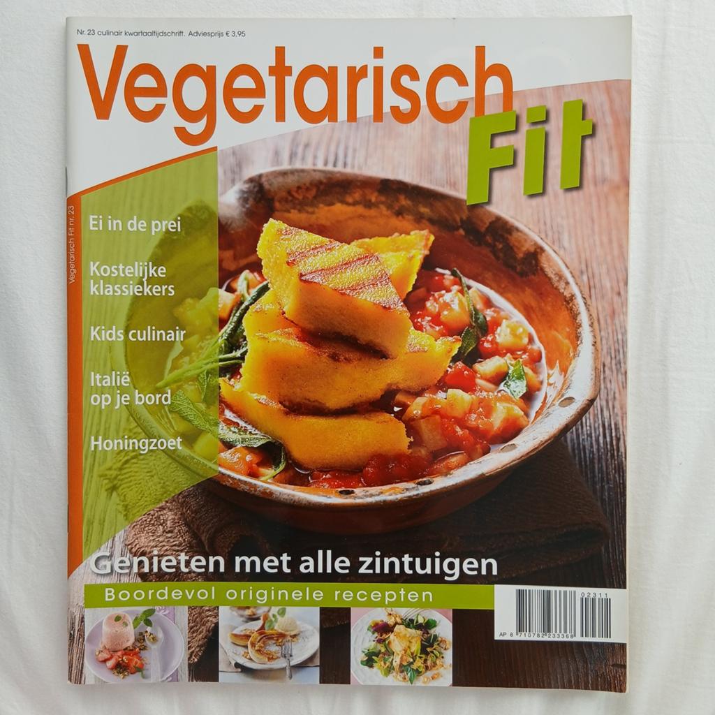 Vegetarisch Fit - Nr. 23 Culinair Kwartaalschrift, Boeken, Kookboeken, Hoofdgerechten, Gezond koken, Ophalen of Verzenden, Zo goed als nieuw