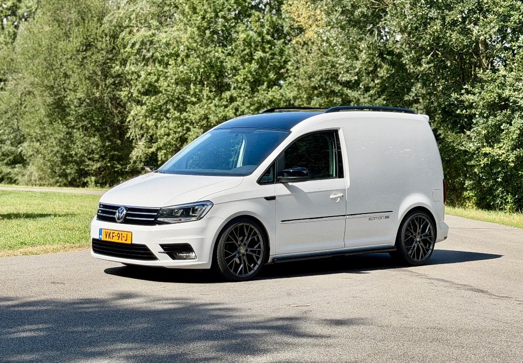 Volkswagen Caddy MK4 Edit 35  DSG Led L1H1 DSG 2.0 TDI, 4 cilinders, 700 kg, Volkswagen, Leder en Stof