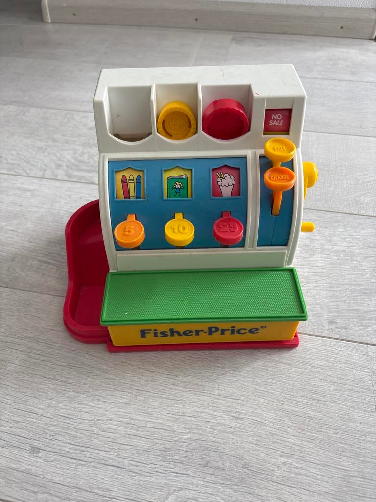 Fisher-Price kassa speelgoed, Ophalen, Zo goed als nieuw, Speelset