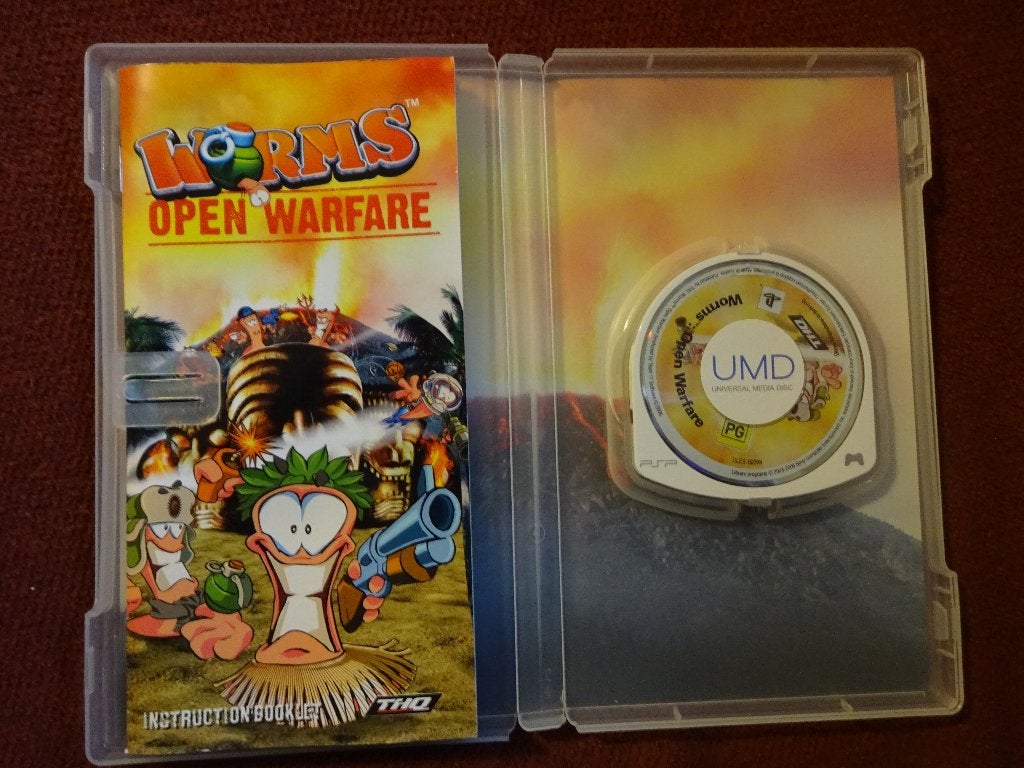PSP Worms Open Warfare , Sony Playstation Portable, Avontuur en Actie, Gebruikt, 2 spelers, Ophalen of Verzenden
