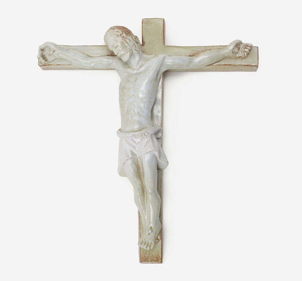 keramieken christusbeeld van Petri Tegelen, Ophalen