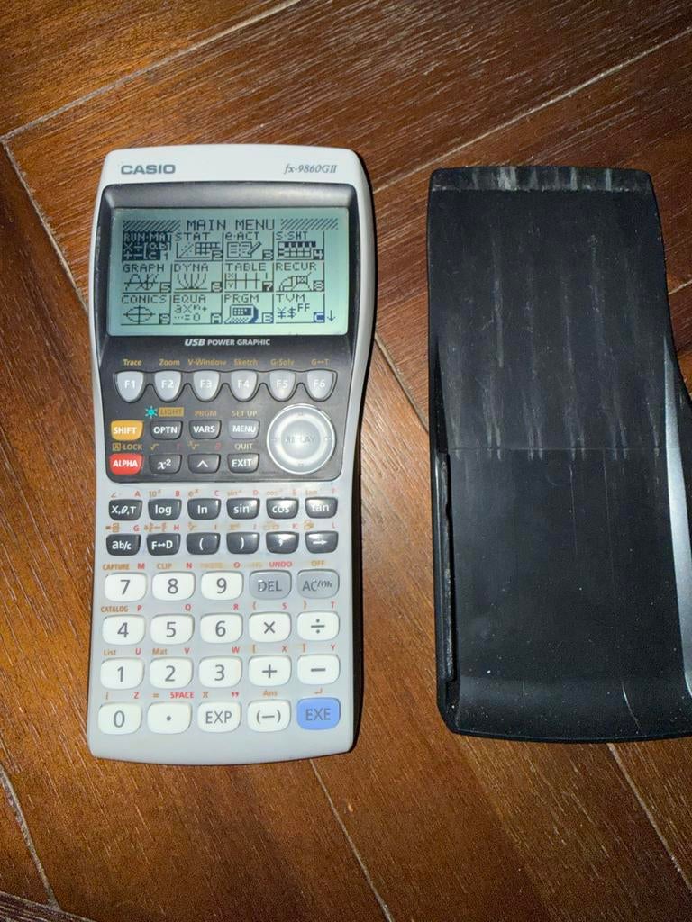 Casio fx-9860GII grafische rekenmachine, Ophalen of Verzenden, Grafische rekenmachine, Gebruikt