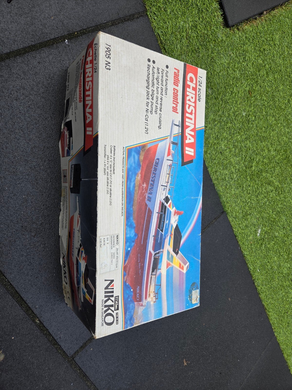 Nikko Christina II RC Boot - Vintage brushless jet project, Ophalen of Verzenden, Gebruikt, Groter dan 1:32, Overige merken