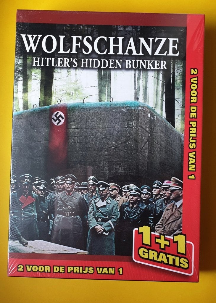 2 Dvd: Wolfschanze, Hitler's Geheime Bunker/Nazi + Oekraïne, Ophalen of Verzenden, Tweede Wereldoorlog, Nieuw, Algemeen
