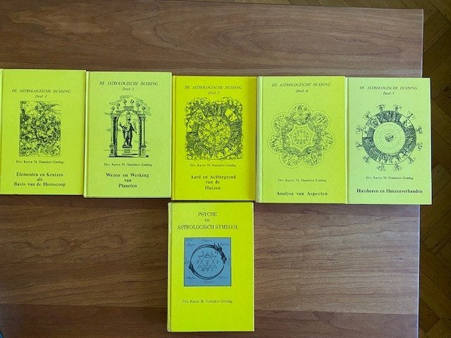 Hamaker Zondag De astrologische duiding 5dln en Psyche  en, Boeken, Esoterie en Spiritualiteit, Ophalen, Karen Hamaker-Zondag