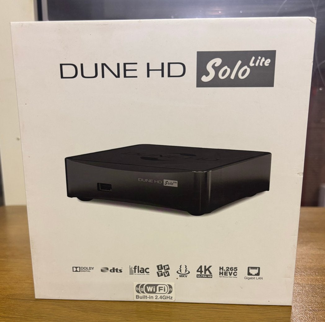 Dune HD Solo Lite 4K Mediaspeler met Wi-Fi, Ophalen of Verzenden, Zo goed als nieuw, HDMI, Zonder harde schijf