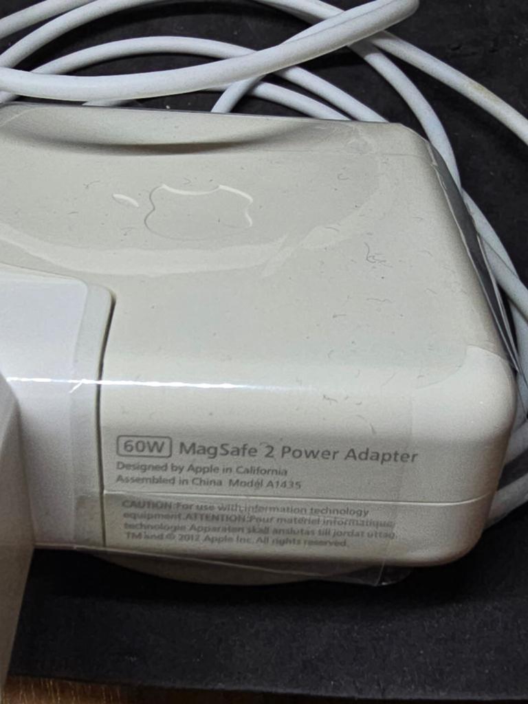 Apple 60W MagSafe 2 Power Adapter A1435 Oplader, Computers en Software, Laptop-opladers, Ophalen of Verzenden, Nieuw, Apple