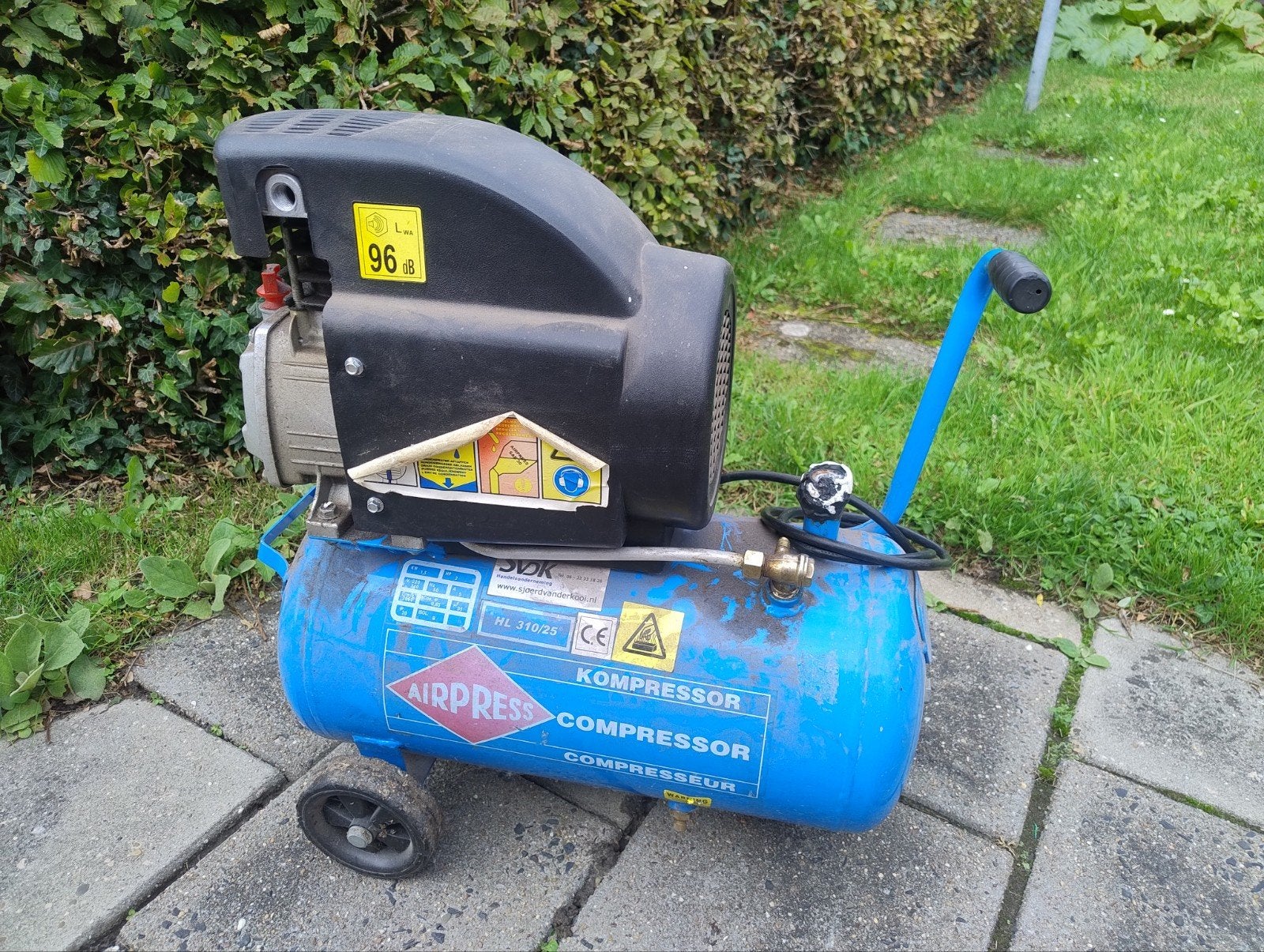 Airpress compressor incompleet, Doe-het-zelf en Verbouw, Ophalen, Gebruikt, 6 tot 10 bar, Minder dan 200 liter/min