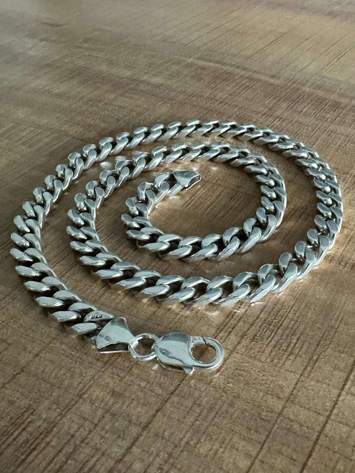 Sterling zilveren ketting 925, Ophalen of Verzenden, Zo goed als nieuw, Zilver, Zilver
