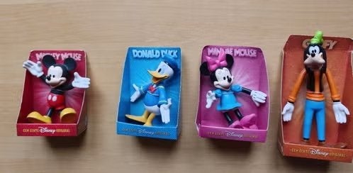 Disney Figuren Set: Mickey, Minnie, Donald, Goofy, Ophalen of Verzenden, Nieuw