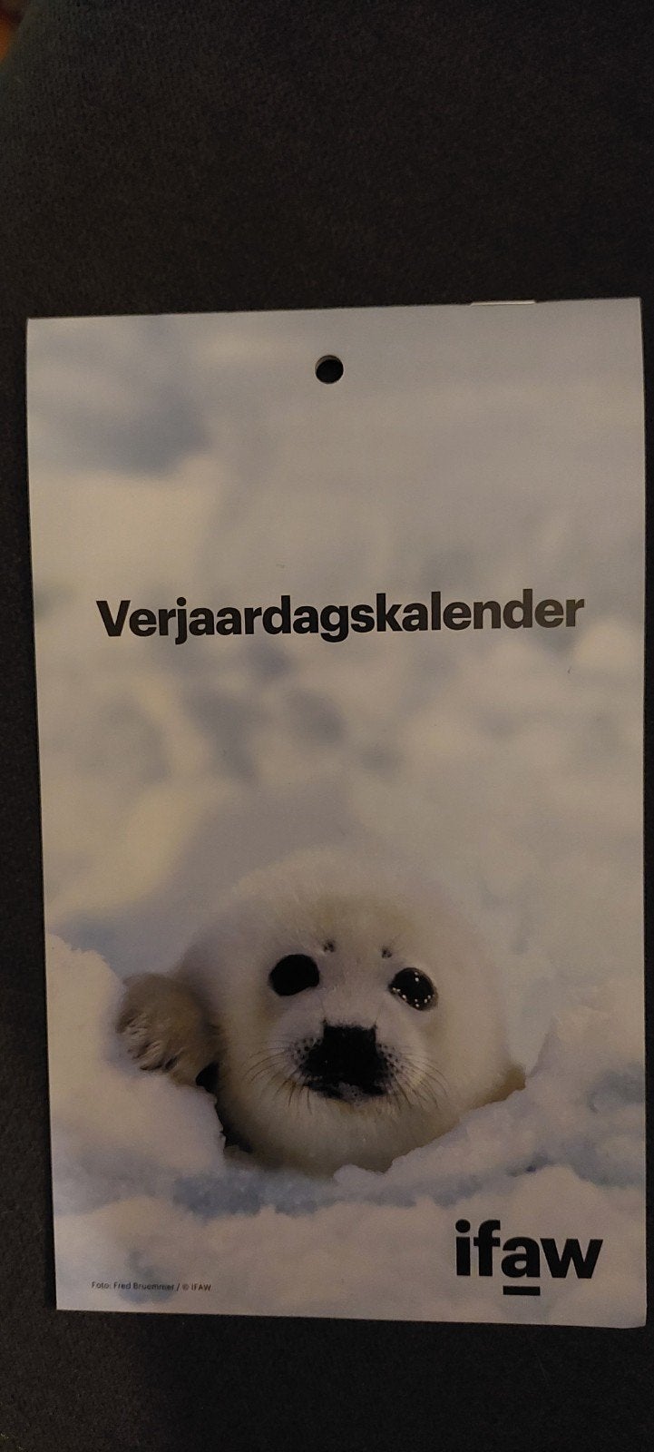 simpele verjaardagskalender zeehondje nieuw, Diversen, Ophalen of Verzenden, Maandkalender, Nieuw