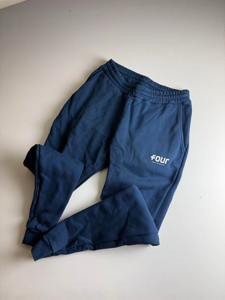 Four Amsterdam broek maat M blauw, Kleding | Heren, Broeken en Pantalons, Ophalen of Verzenden, Gedragen, Maat 48/50 (M), Blauw
