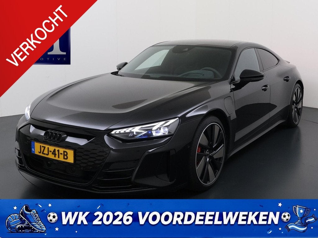 Audi e-tron GT RS 93 kWh SOH 100%!| PANO | 21 INCH | STOELVE, Auto's, Audi, Gebruikt, Zwart, 598 pk, Lichtsensor