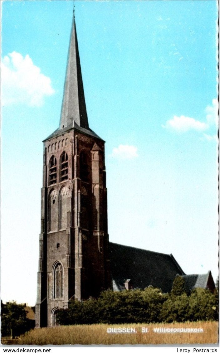 Diessen, St. Willibrordus Kerk 1968 (NB), Verzenden, 1960 tot 1980, Ongelopen, Noord-Brabant