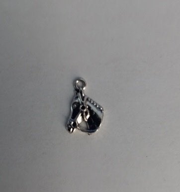 Kettinghanger paardenhoofd, Overige materialen, Verzenden, Nieuw, Zilver