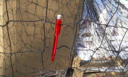 Nylon net maas 10cm Zwart, Info@alletouw.nl, Nieuw, Ophalen of Verzenden, Trekwei 13