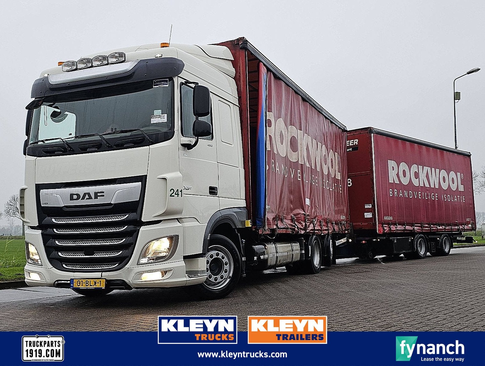DAF XF 450 fan 6x2 steeraxle, Auto's, Vrachtwagens, Automaat, Euro 6, Wit, Origineel Nederlands