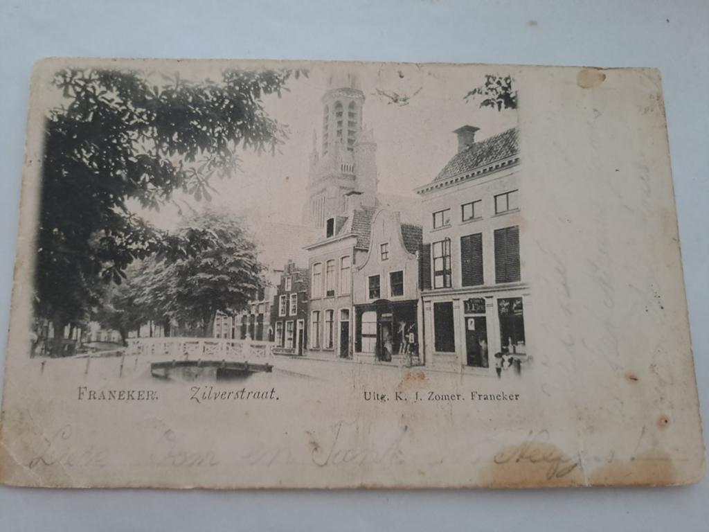 Franeker,  Zilverstraat, Verzamelen, Ansichtkaarten | Nederland, Ophalen of Verzenden, Voor 1920, Friesland