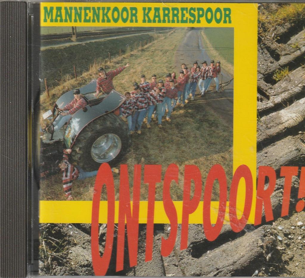 Mannekoor Karrespoor Ontspoort, Verzenden, Zo goed als nieuw, Levenslied of Smartlap