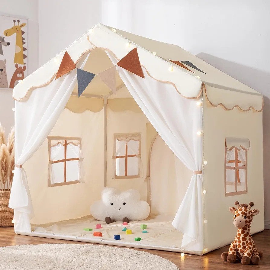 besrey 2-in-1 Kids Playhouse Indoor tent, Ophalen, Gebruikt