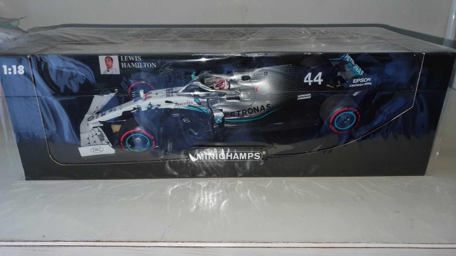 Lewis Hamilton Mercedes German GP 2019 Minichamps 1:18, Ophalen of Verzenden, Nieuw, Formule 1