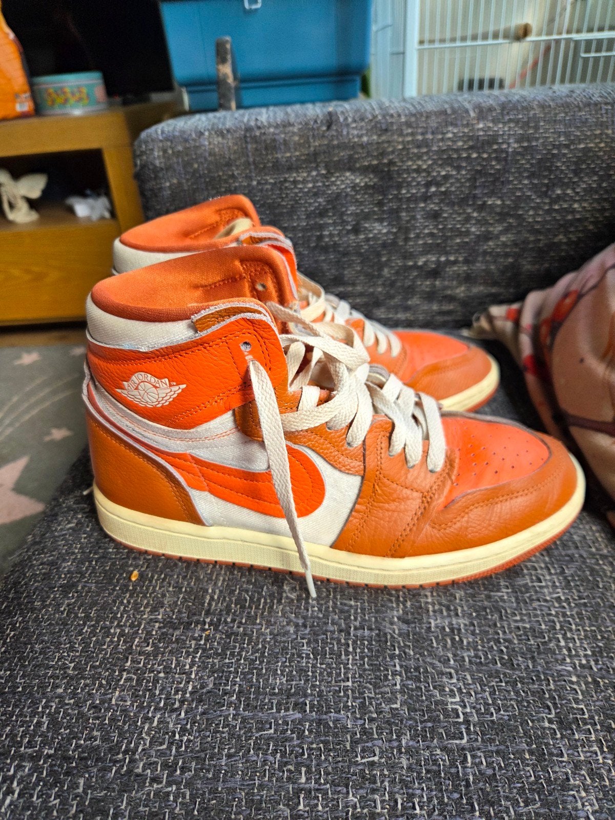 Nike Air Jordan 1 Retro High OG 'Shattered Backboard', Kleding | Dames, Schoenen, Ophalen of Verzenden, Gedragen, Overige kleuren