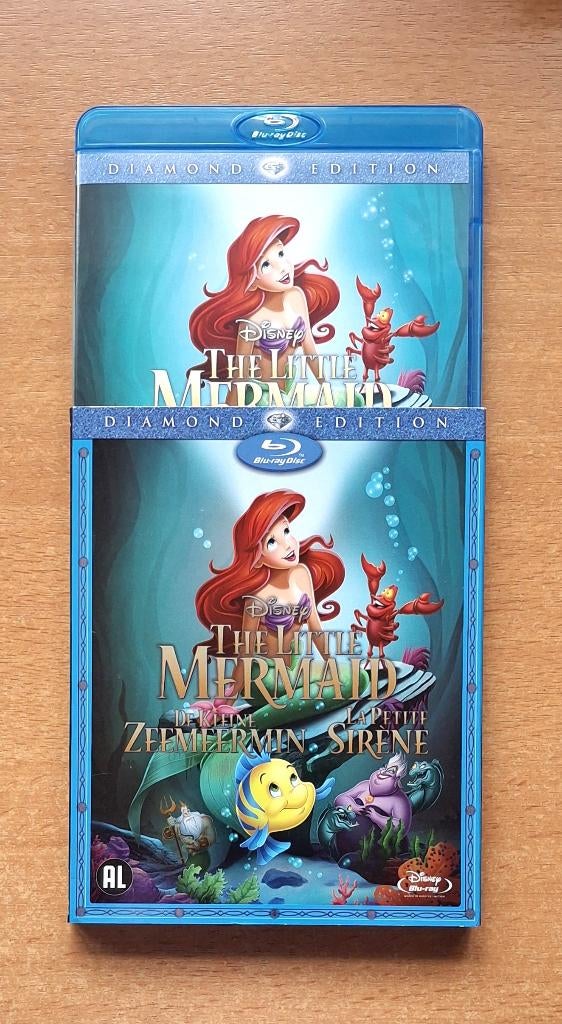 The Little Mermaid - De Kleine Zeemeermin, Cd's en Dvd's, Blu-ray, Zo goed als nieuw, Tekenfilms en Animatie, Verzenden