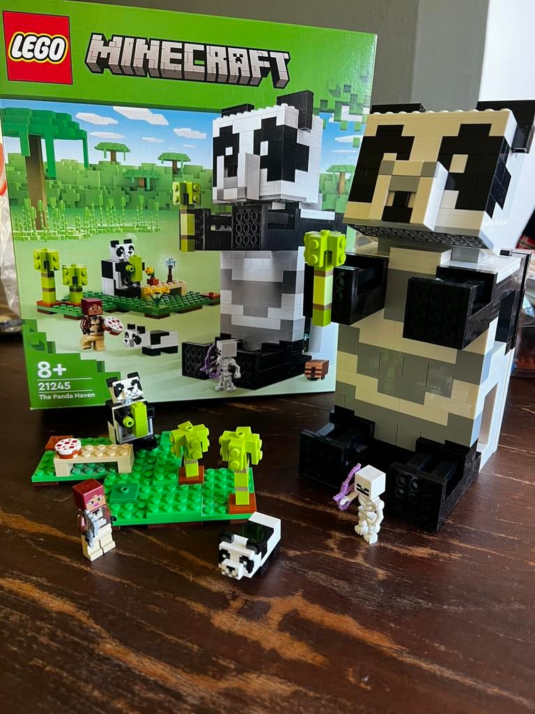 Minecraft lego 21245 The panda haven, Gebruikt, Minecraft, Lego, Ophalen of Verzenden