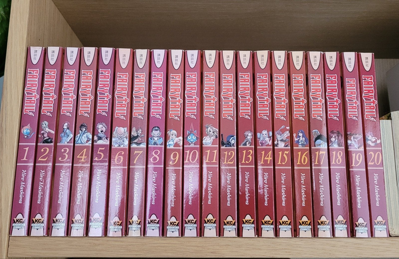 Fairy Tail Manga Deel 1-20 (Engels), Meerdere stripboeken, Ophalen of Verzenden, Zo goed als nieuw, Hiro Mashima