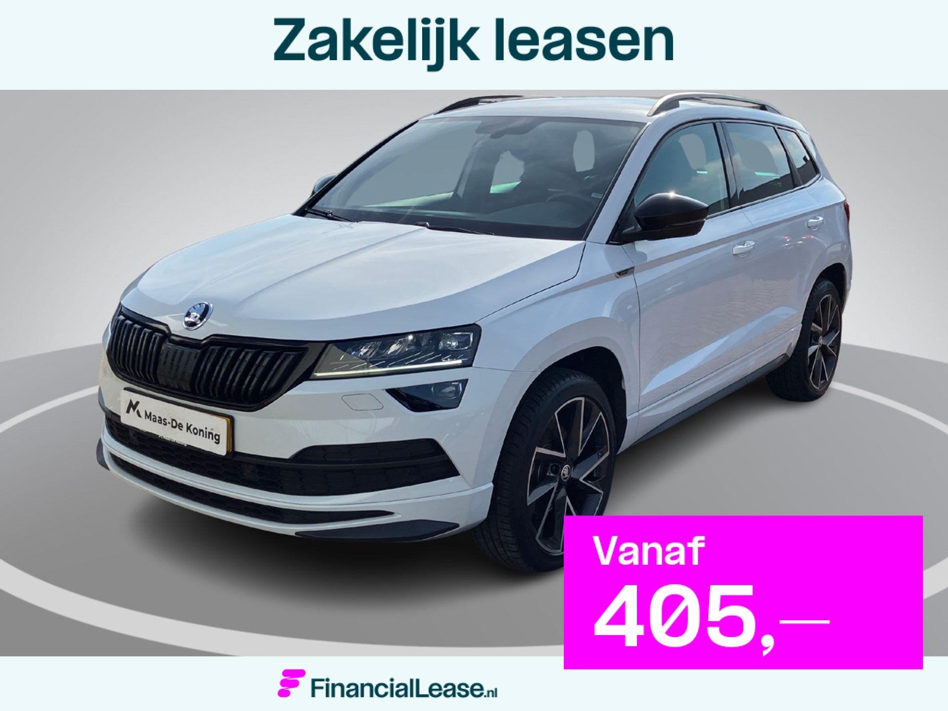 Skoda Karoq 1.5TSI/150PK ACT Sportline Business · Trekhaak, Voorwielaandrijving, Stof, 4 cilinders, 150 pk