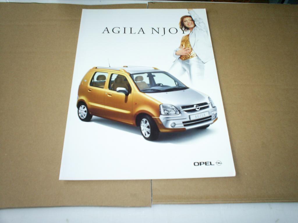 Opel Agila Njoy 2 / 2002 4 pag., Verzenden, Zo goed als nieuw, Opel