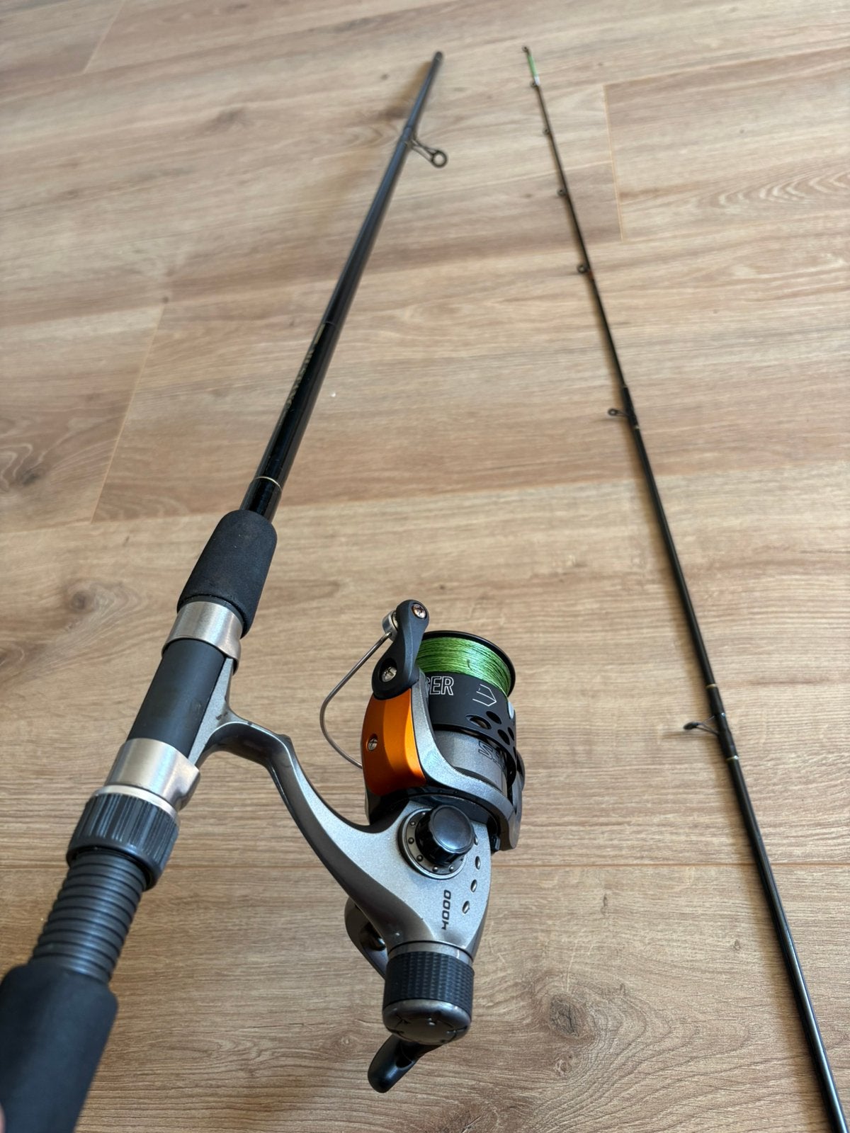 Werphengel winkle picker, Ophalen of Verzenden, Gebruikt, Complete hengel