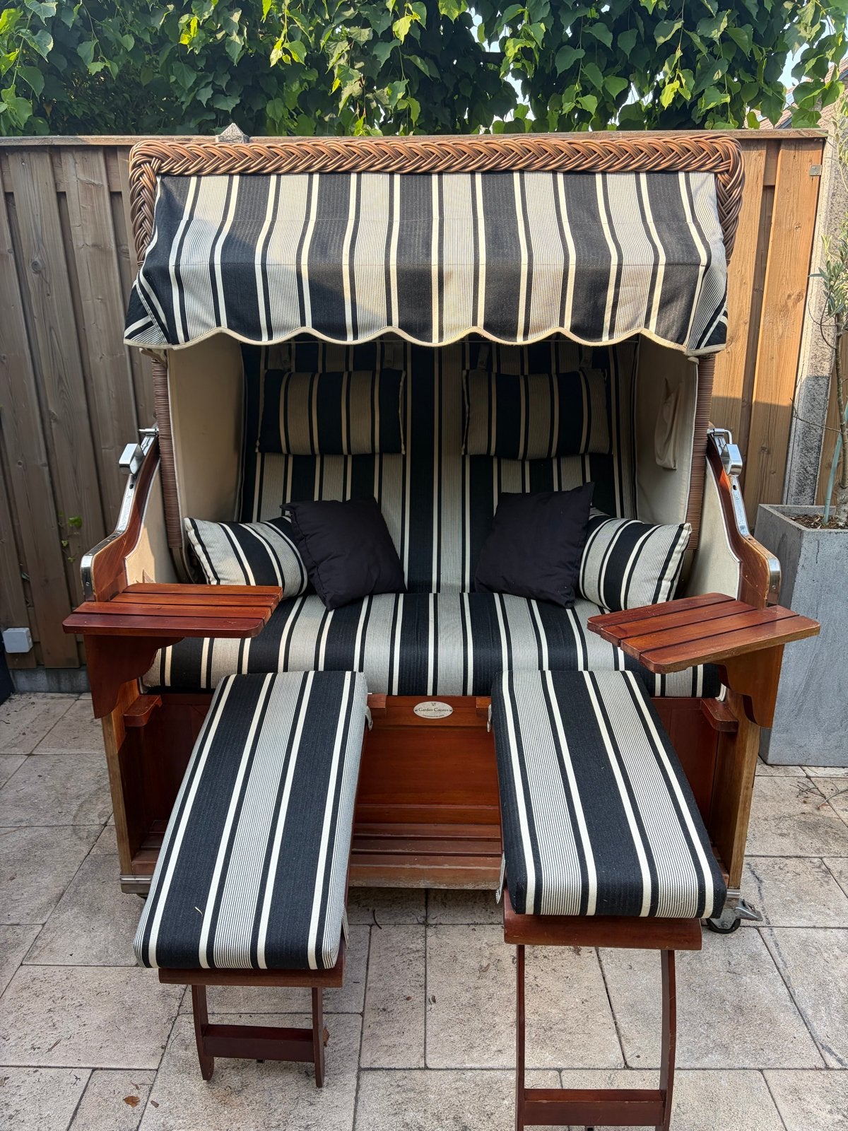 Classic Deluxe Tweepersoons Tuincocon - Coconcenter, Tuin en Terras, Ophalen, Gebruikt, Wicker