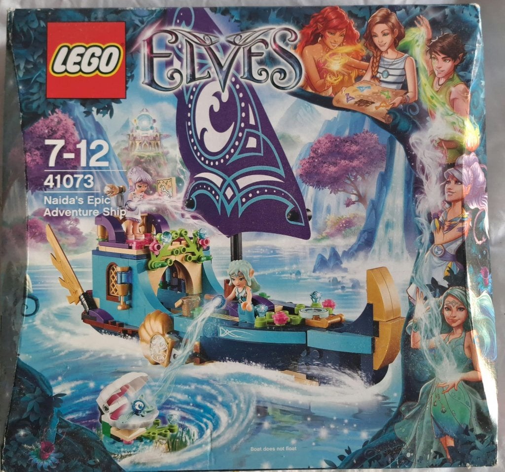 Lego Elves 41073 Naida's Avonturenschip, Kinderen en Baby's, Overige thema's, Lego, Ophalen of Verzenden, Zo goed als nieuw