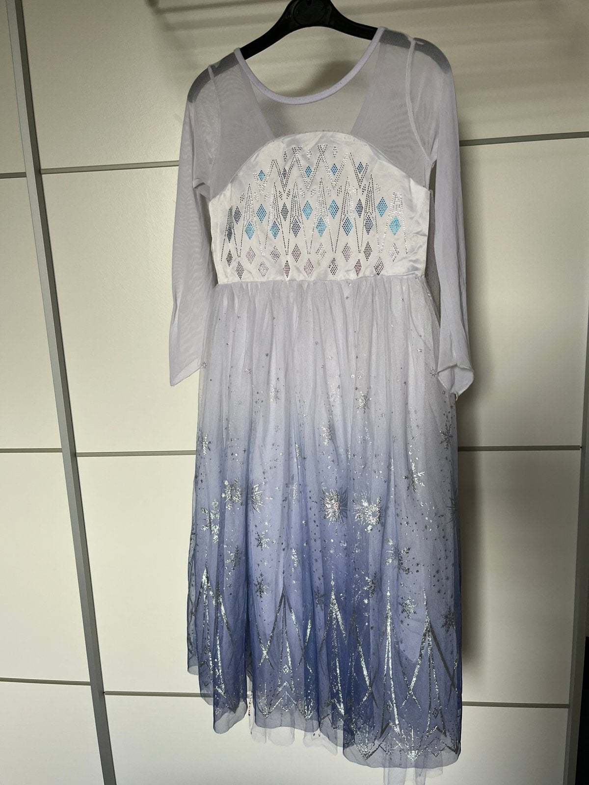 Frozen jurk maat 122/128, Ophalen of Verzenden, Gebruikt, 122 t/m 128, Meisje