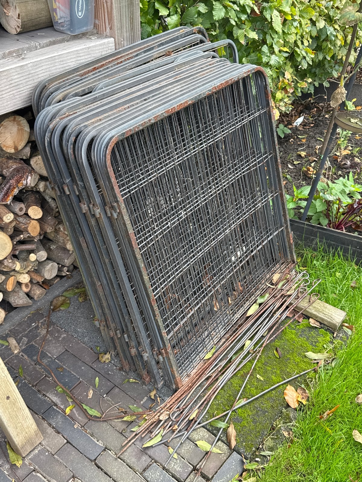 Ren panelen 21 stuks, 75 cm hoog. Teab, Ophalen, Gebruikt, Overige typen