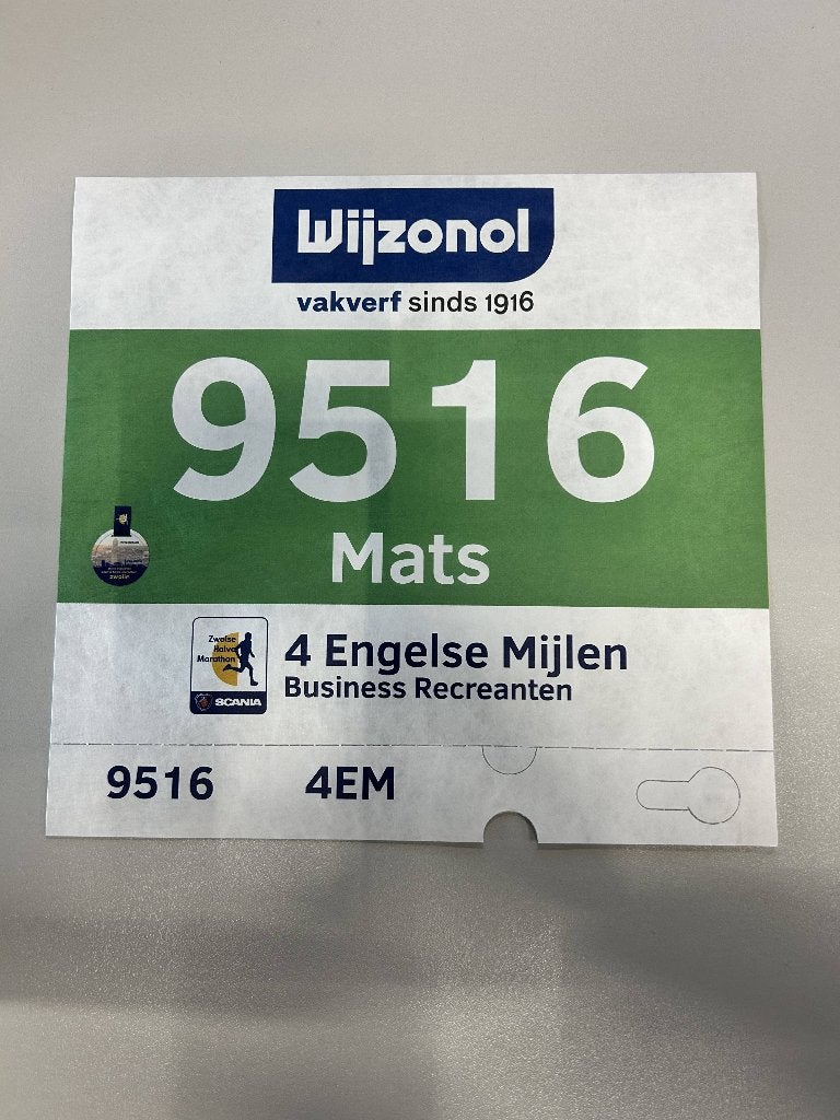 Startbewijs 4 Engelse mijlen van Zwolle 2026, Tickets en Kaartjes, Eén persoon