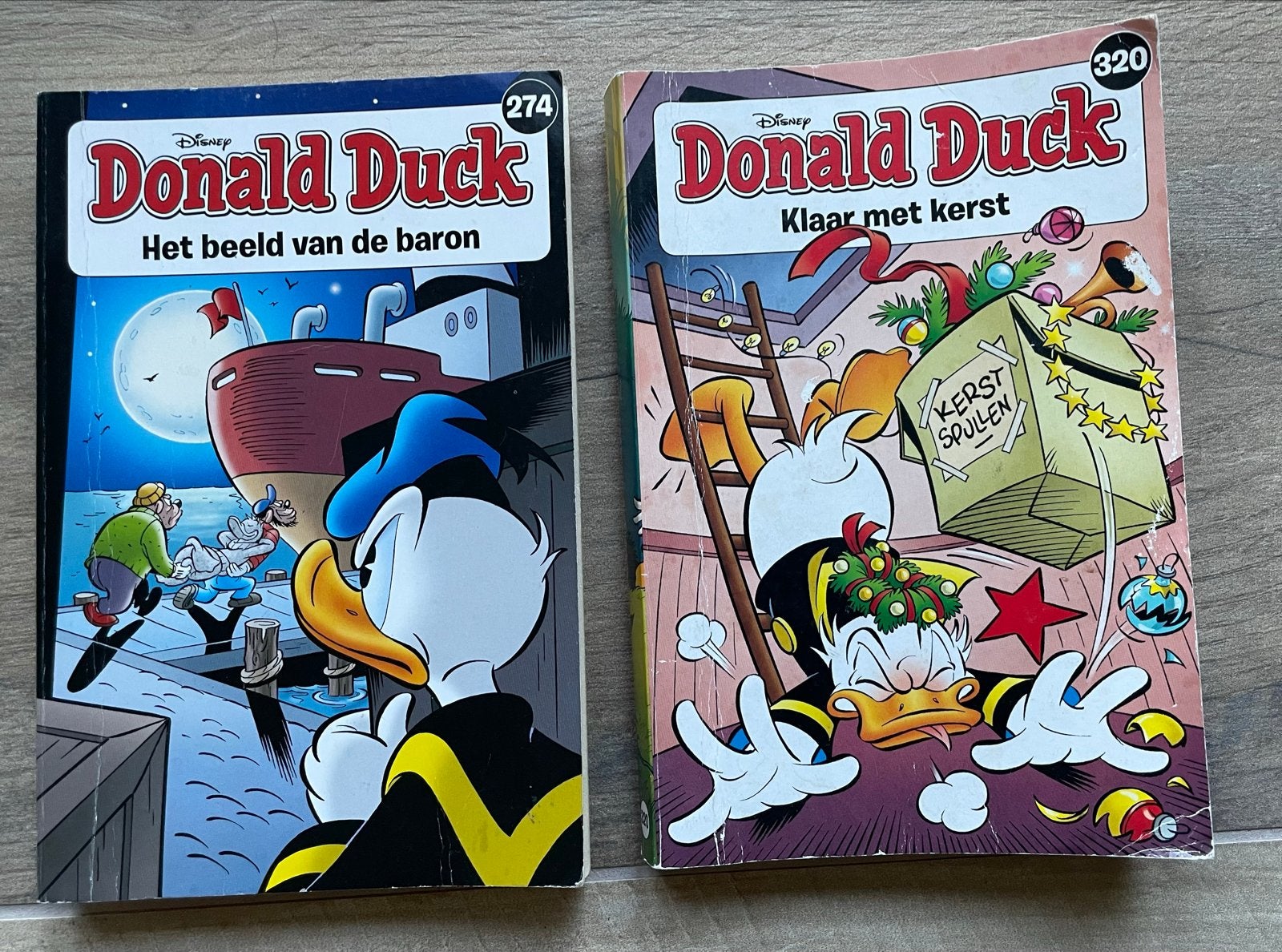 Donald Duck pockets 274 en 320, Meerdere stripboeken, Ophalen of Verzenden, Gelezen