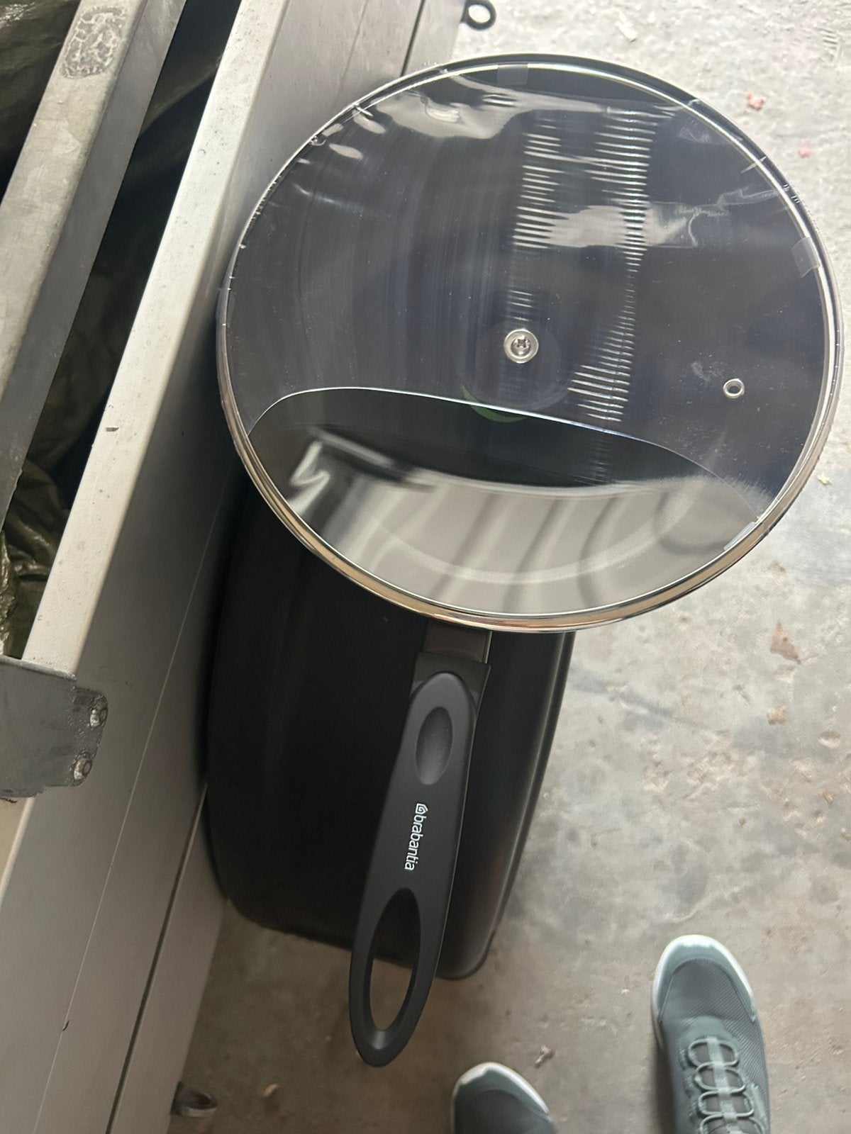 Brabantia wok/hapjespan, Huis en Inrichting, Ophalen, Nieuw, Aluminium, Wok