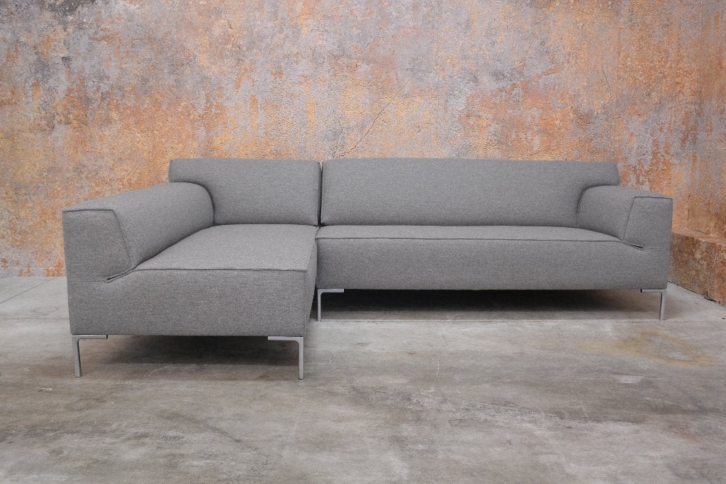 NIEUWbeklede Design on Stock Bloq hoekbank nwpr 5800, Huis en Inrichting, Banken | Bankstellen, Zo goed als nieuw, Hoekbank, Vierpersoons of meer