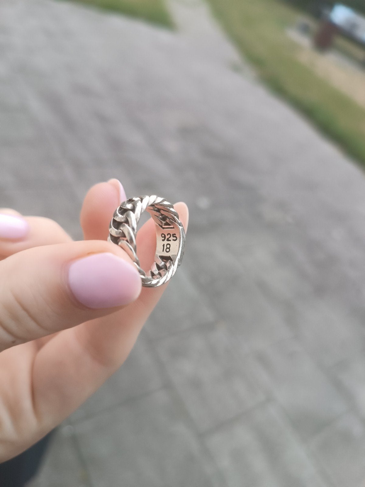 Buddha to Buddha ring 925 zilver maat 18, Ophalen, 18 tot 19, Zo goed als nieuw, Dame of Heer