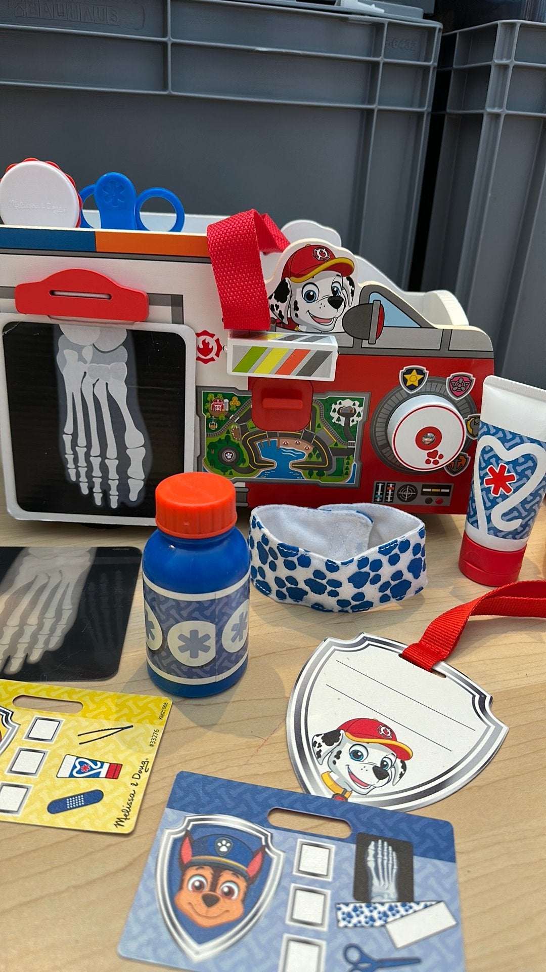 Paw patrol ziekenhuis auto, Ophalen of Verzenden, Gebruikt