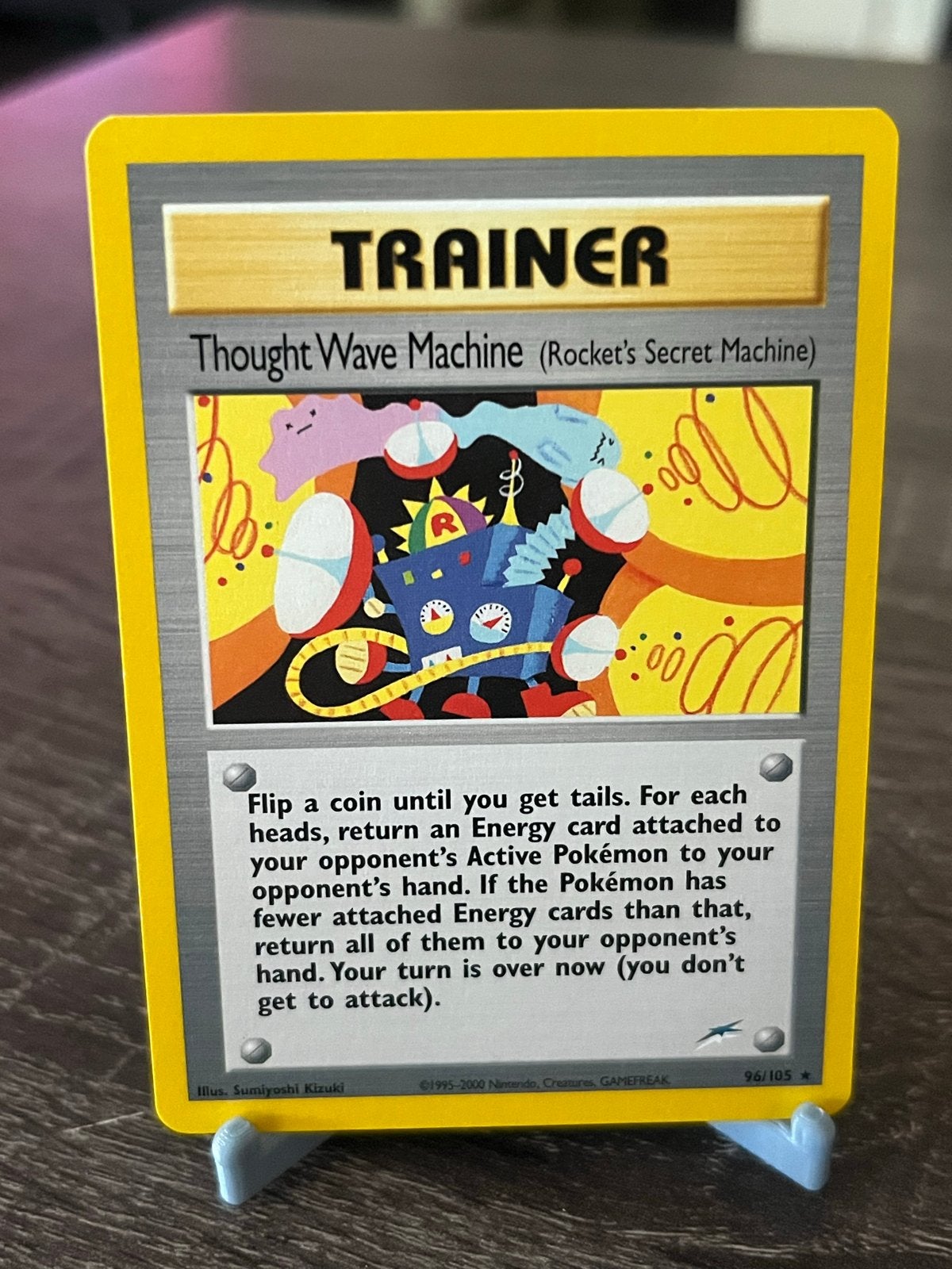 Thought Wave Machine (96/105) - Neo Destiny - EX (rare), Ophalen of Verzenden, Zo goed als nieuw, Losse kaart