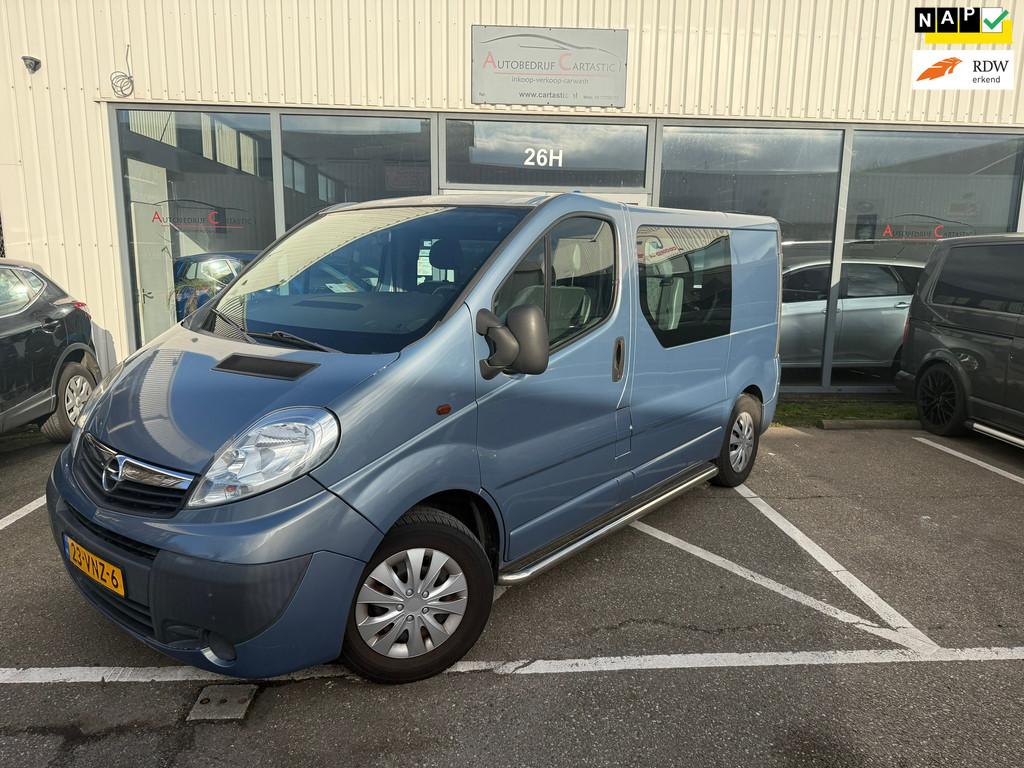 Opel Vivaro 2.5 CDTI L1H1 DC ROLSTOEL | MINDER VALIDE | AUTO, Auto's, 1987 kg, Gebruikt, Origineel Nederlands, Bedrijf