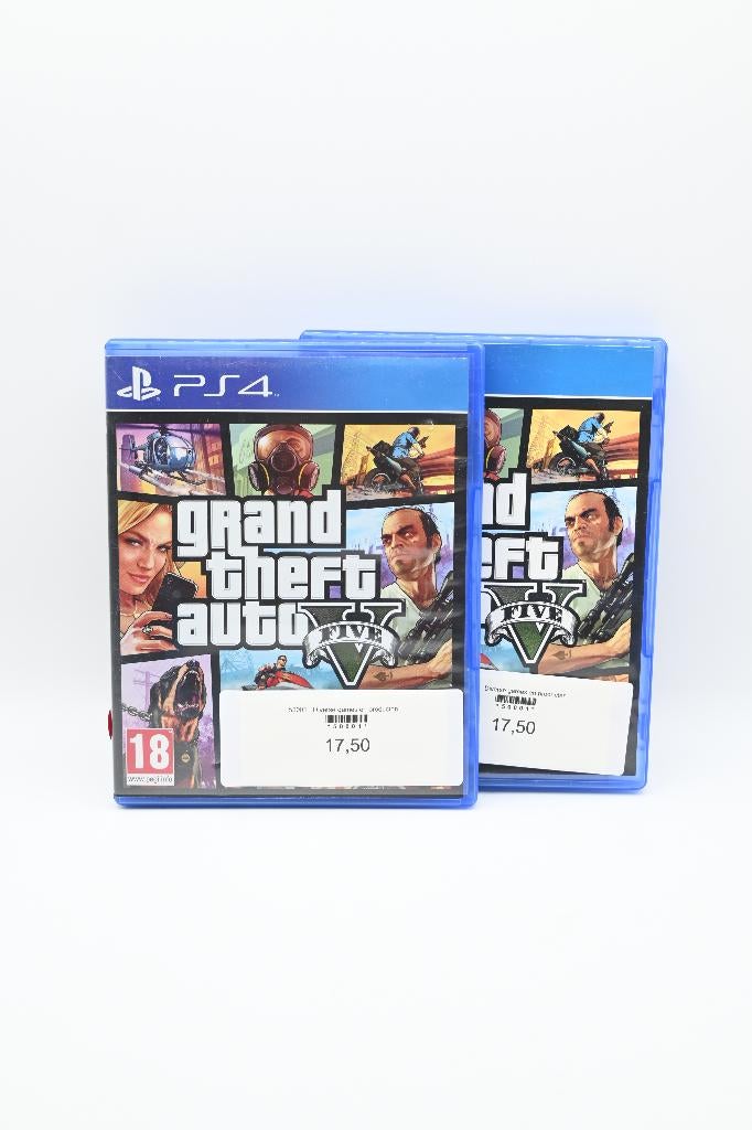 Playstation 4 GTA 5, Avontuur en Actie, Gebruikt, Vanaf 18 jaar, 1 speler