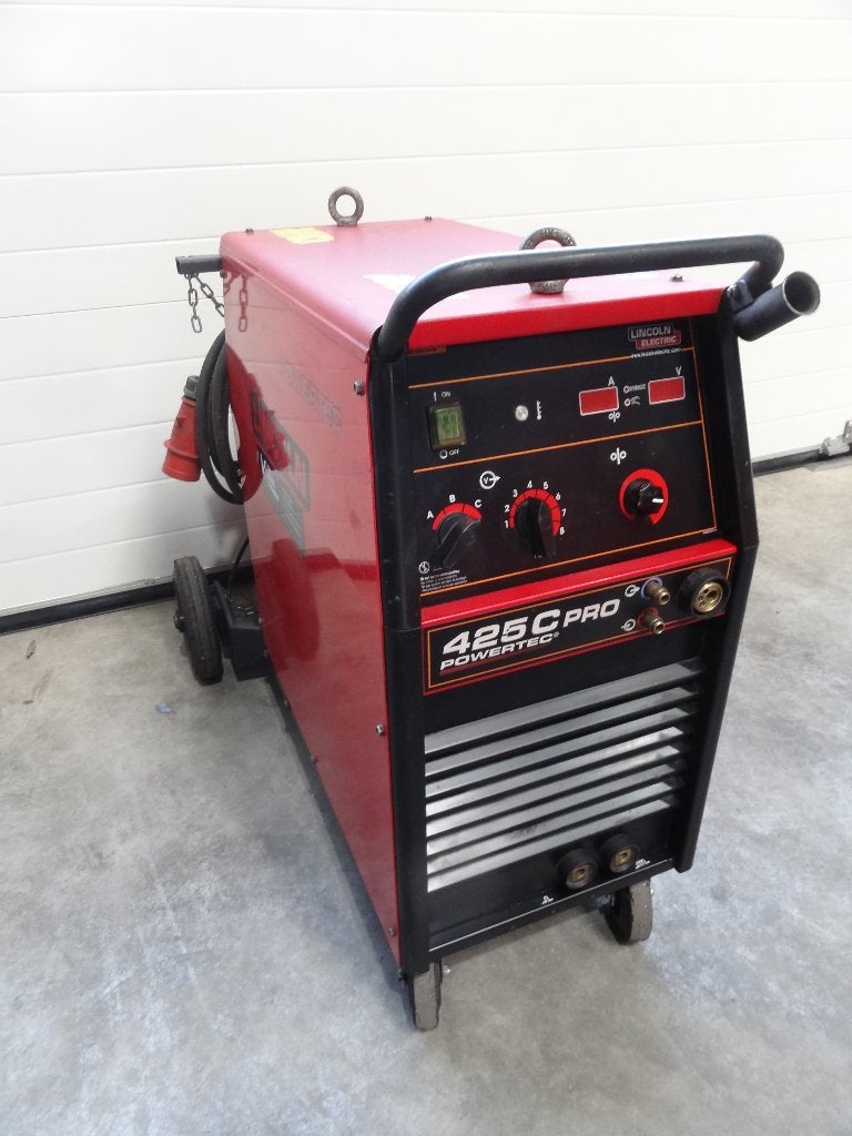 Mig/Mag lasapparaat Lincoln Powertec 425C Pro WTGK Synergic, Ophalen of Verzenden, Zo goed als nieuw, 250 ampère of meer, Co2