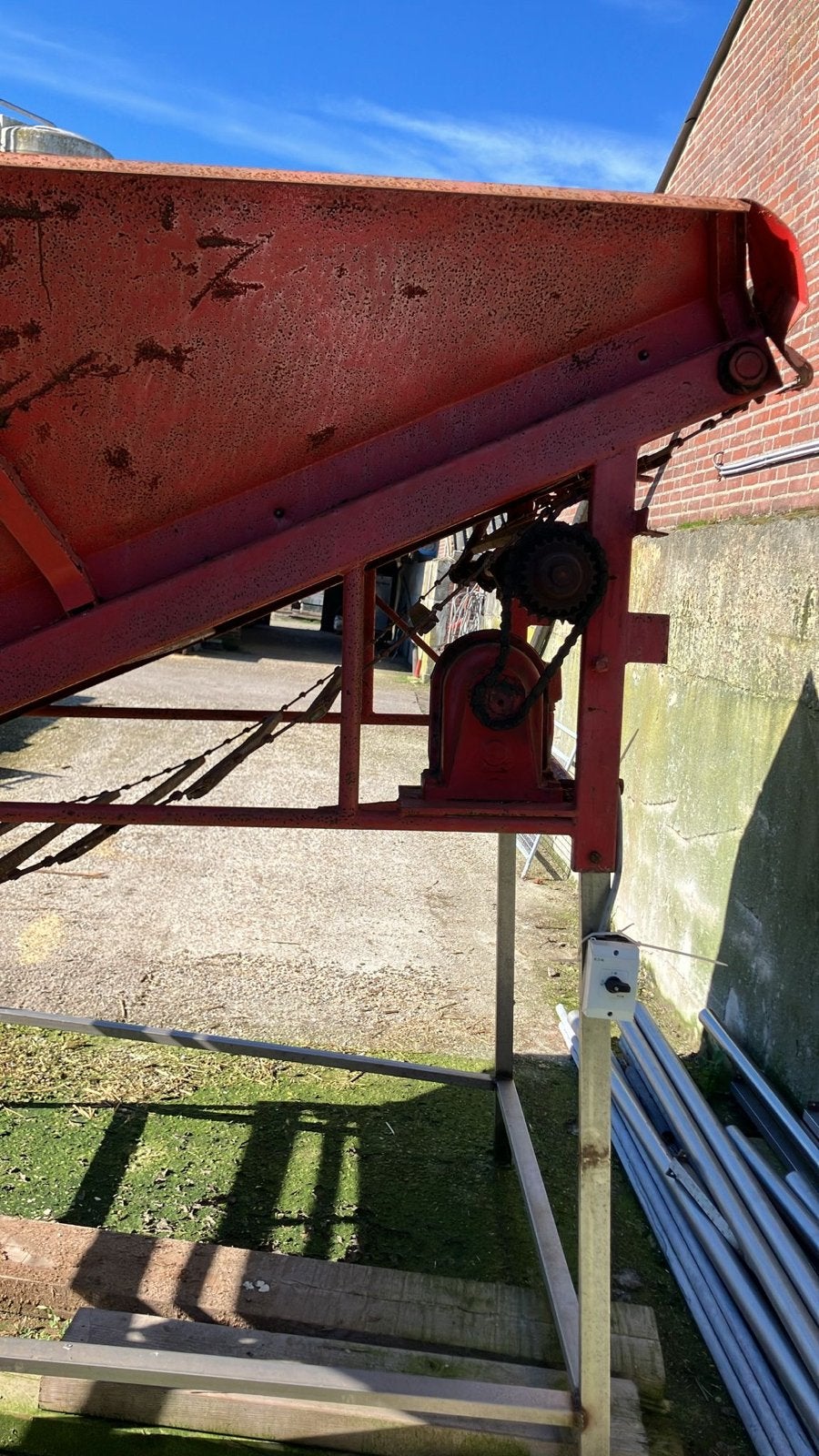 Stortbak stortbunker in goede staat