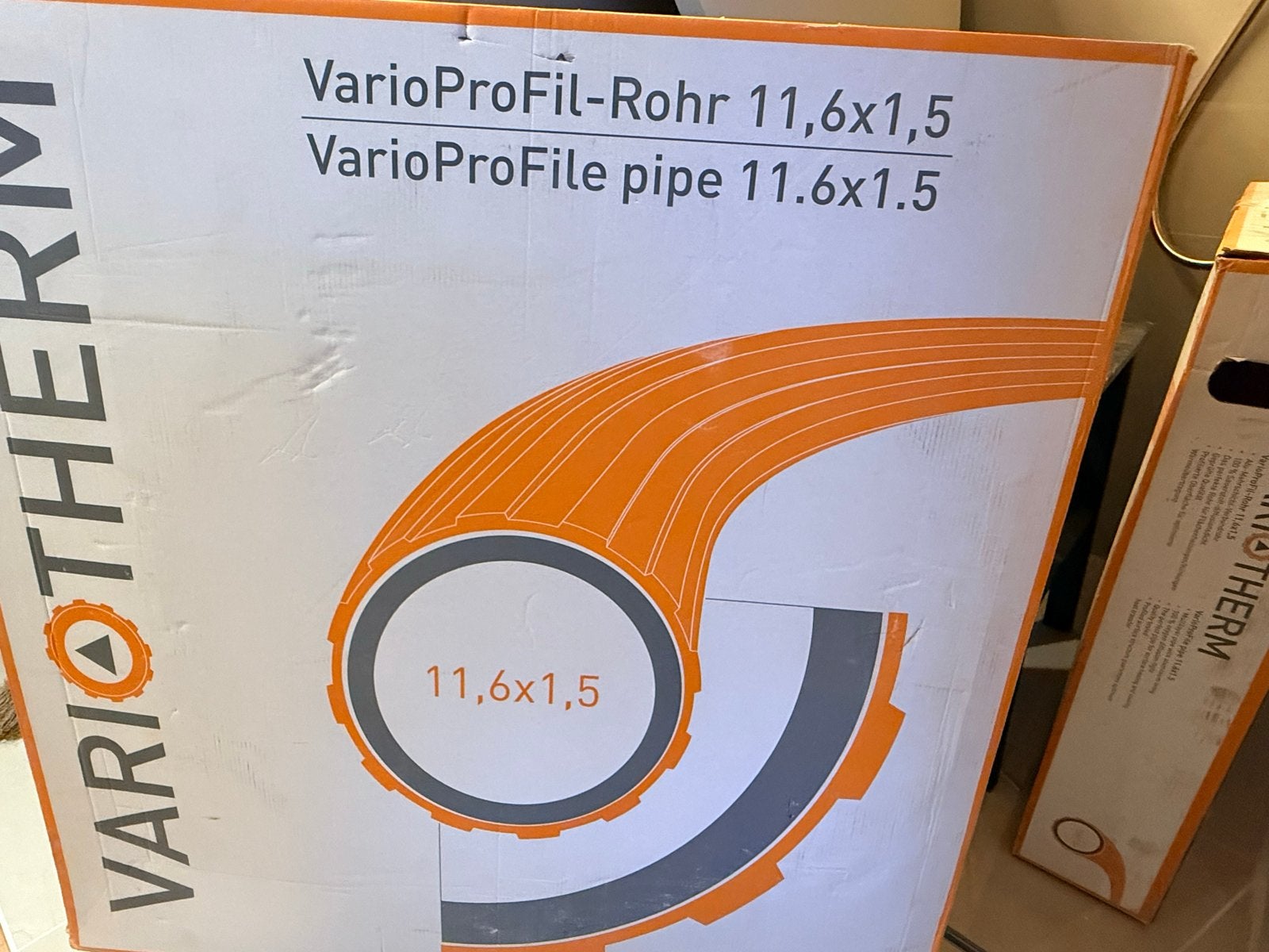 400m Variotherm VarioProFil-Rohr vloerverwarming leiding, Doe-het-zelf en Verbouw, Kunststof, Overige typen, Nieuw, Ophalen of Verzenden