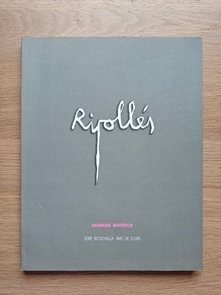 Ripolles grabado materico / Serie Botichella: Mas de Flors, Ophalen of Verzenden, Zo goed als nieuw, Schilder- en Tekenkunst